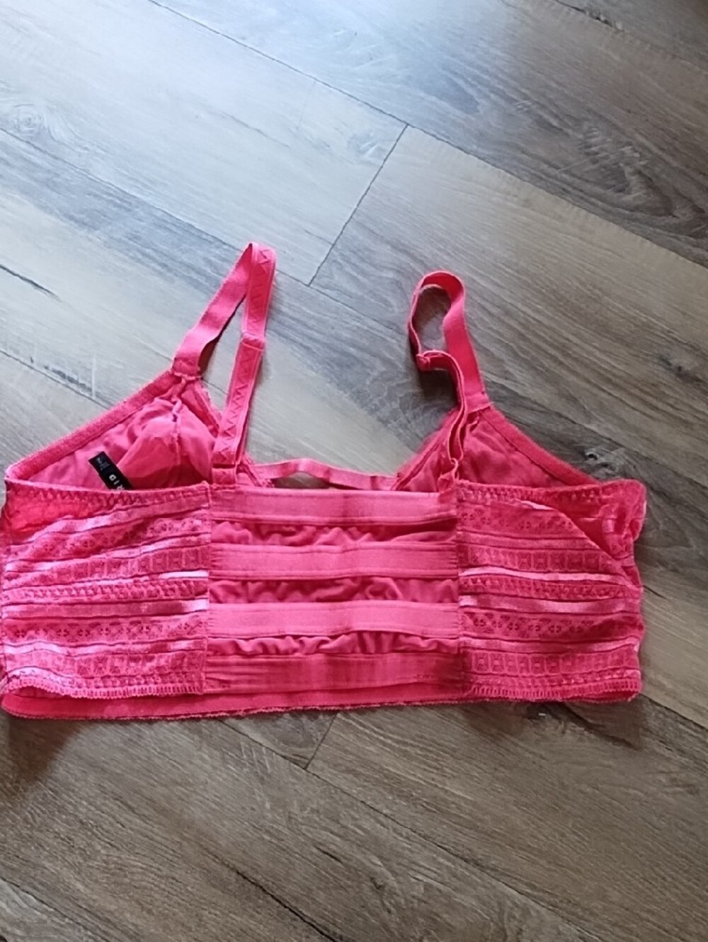 torrid Coral Lace Bralette with Strappy Front And Back - Picture 3 of 5